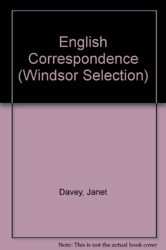 9780754018995: English Correspondence (Windsor Selection S.)