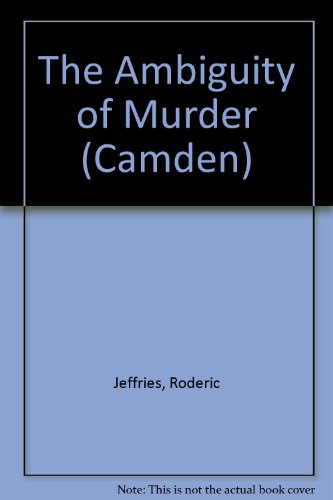 9780754045052: The Ambiguity of Murder (Camden S.)