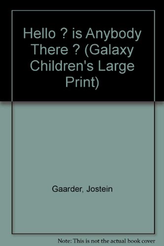 Beispielbild für Hello? Is Anybody There? (Galaxy Children's Large Print) zum Verkauf von Discover Books
