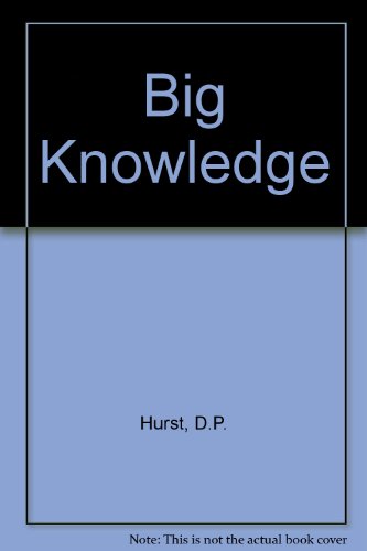 Stock image for Big Knowledge for sale by Paul Hanson T/A Brecon Books