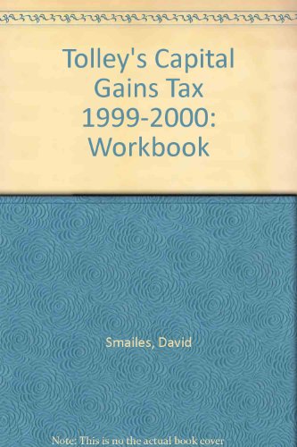 Beispielbild fr Workbook (Tolley's Capital Gains Tax) zum Verkauf von AwesomeBooks