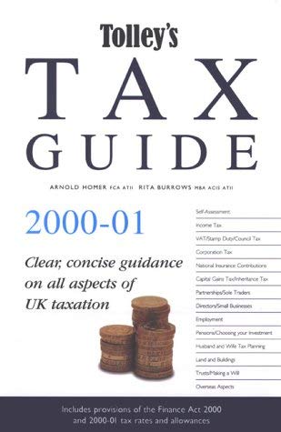 Imagen de archivo de Tolley's Tax Guide 2000-01 a la venta por Anybook.com