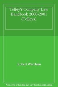 Imagen de archivo de Tolley's Company Law Handbook 2000-2001 a la venta por AwesomeBooks