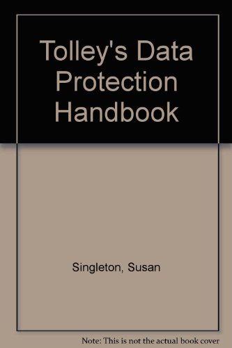 9780754512424: Tolley's Data Protection Handbook