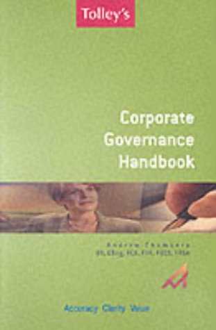 Stock image for Tolley's Corporate Governance Handbook for sale by Phatpocket Limited