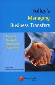 9780754516613: Managing Business Transfers: TUPE and Takeovers, Mergers and Outsourcing