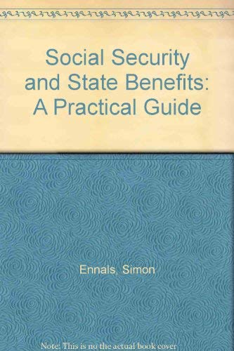 Beispielbild fr Social Security and State Benefits: A Practical Guide zum Verkauf von WorldofBooks