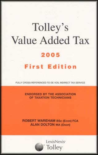 Imagen de archivo de Tolley's Value Added Tax a la venta por Phatpocket Limited