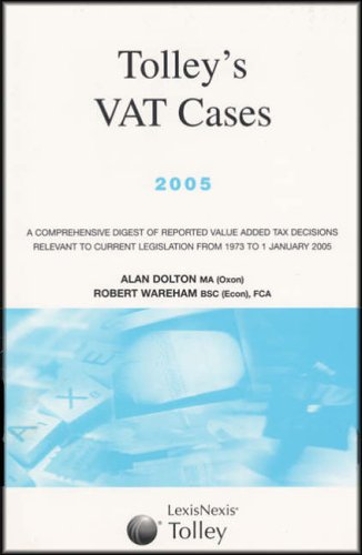 9780754528890: Tolley's VAT Cases