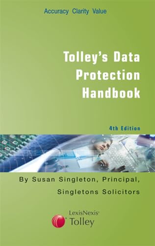Imagen de archivo de Tolley's Data Protection Handbook a la venta por Better World Books Ltd
