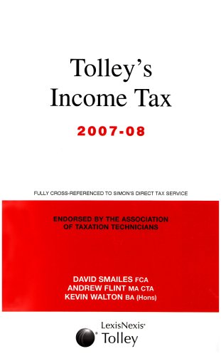 Beispielbild fr Tolleys Income Tax 07-08 Main Annual zum Verkauf von Phatpocket Limited