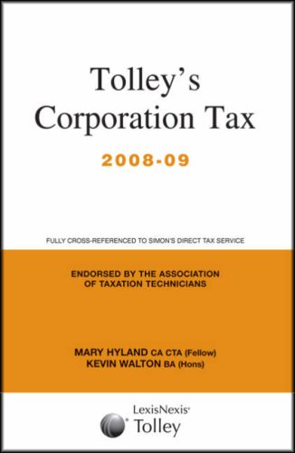 Imagen de archivo de Tolleys Corporation Tax 08-09 Budget Edi (Budget Edition & Main Manual) a la venta por Phatpocket Limited