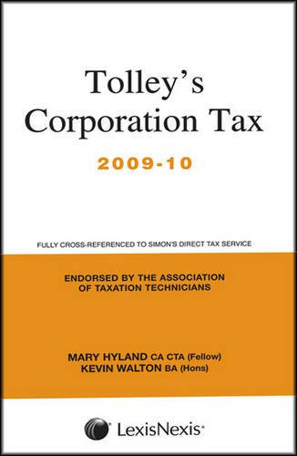 Imagen de archivo de Tolley's Corporation Tax 2009-10: Main Annual a la venta por Phatpocket Limited