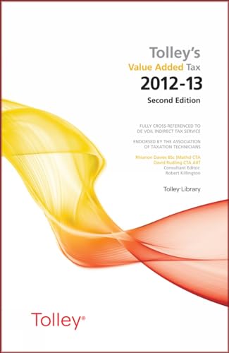 Stock image for Tolley's Value Added Tax 2012: (Second edition only) for sale by Monster Bookshop