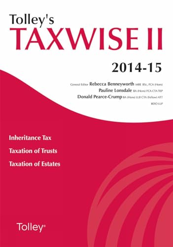 Beispielbild fr Tolley's Taxwise II 2014-15 zum Verkauf von AwesomeBooks