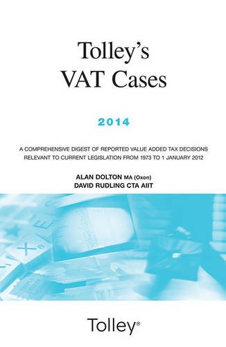 Stock image for Tolley's VAT Cases 2014 for sale by Phatpocket Limited