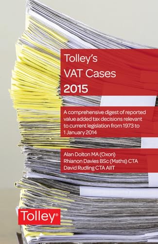 Tolley'S Vat Cases 2015 - Rhianon Davies