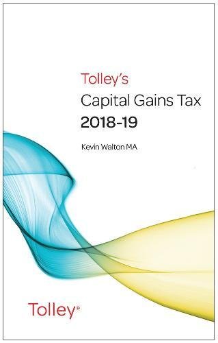 Beispielbild fr Tolley's Capital Gains Tax 2018-19 Main Annual zum Verkauf von AwesomeBooks