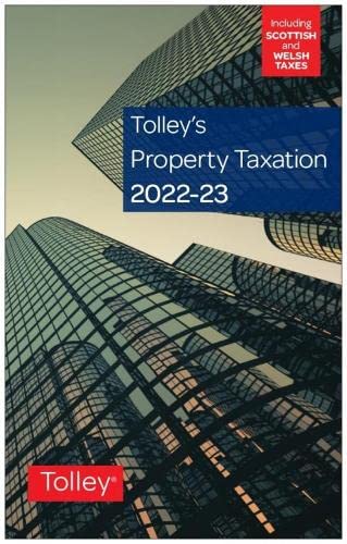 Imagen de archivo de Tolley's Property Taxation 2022-23 a la venta por Revaluation Books
