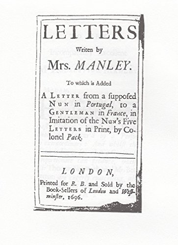 9780754606406: Delarivier Manley: Printed Writings 1641 1700