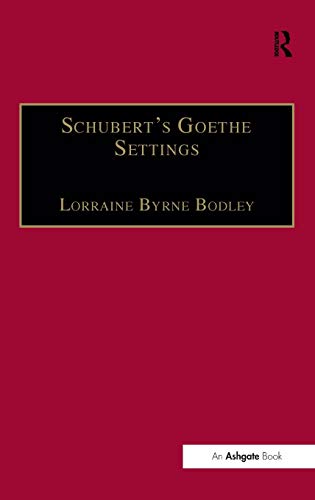 Beispielbild fr Schubert's Goethe Settings zum Verkauf von Anybook.com