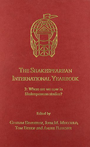 Imagen de archivo de Shakespeare International Yearbook: v.3 (The Shakespearean International Yearbook) a la venta por Orbiting Books