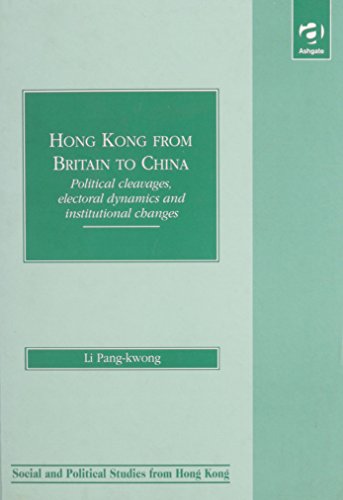 Stock image for Hong Kong from Britain to China: PoliPang-Kwong, Li for sale by Iridium_Books