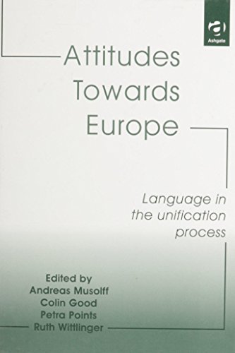 Beispielbild fr Attitudes Towards Europe : Language in the Unification Process zum Verkauf von Buchpark