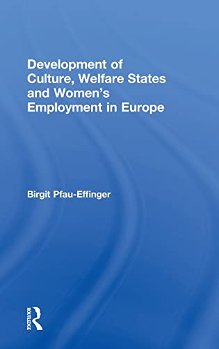 Beispielbild fr Development of Culture, Welfare States and Women's Employment in Europe : Theoretical Framework and Analysis of Development Paths zum Verkauf von Buchpark
