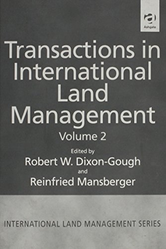 Stock image for Transactions in International Land Management (International Land Management Series) for sale by Bookmonger.Ltd