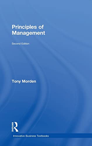 9780754619840: Principles of Management (Innovative Business Textbooks)