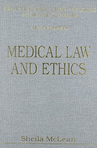 Imagen de archivo de Medical Law and Ethics (International Library of Essays in Law and Legal Theory, 10) a la venta por Bookmonger.Ltd