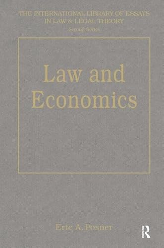 Imagen de archivo de Law and Economics (The International Library of Essays in Law and Legal Theory: Second Series) a la venta por Chiron Media