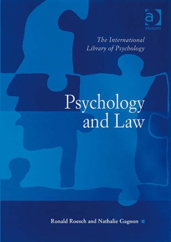 Stock image for Psychology and Law (The International Library of Psychology) for sale by Bookmonger.Ltd