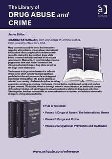 Stock image for THE LIBRARY OF DRUG ABUSE AND CRIME, SET OF 3 VOLS for sale by Basi6 International