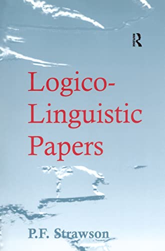 9780754637257: Logico-Linguistic Papers