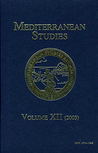 Stock image for Mediterranean Studies: Vol. 12 (Mediterranean Studies Journal) for sale by Bestsellersuk