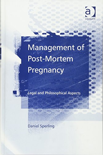 Stock image for Management Of Post-mortem Pregnancy for sale by Atticus Books