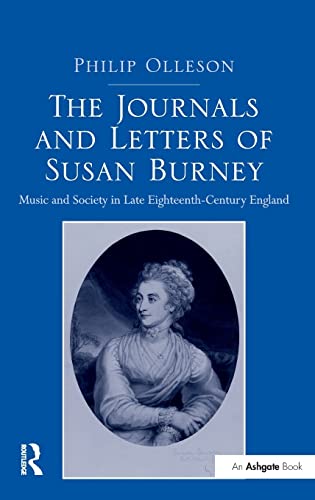 9780754655923: The Journals and Letters of Susan Burney: Music and Society in Late Eighteenth-Century England