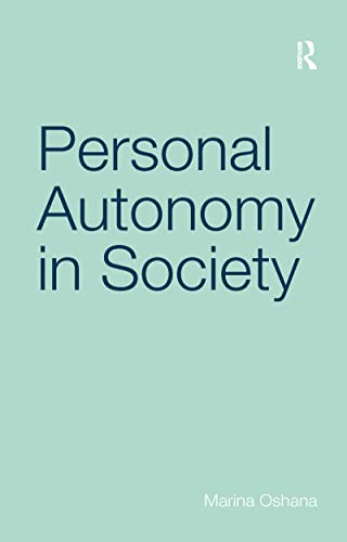 Stock image for Personal Autonomy in Society for sale by Chiron Media