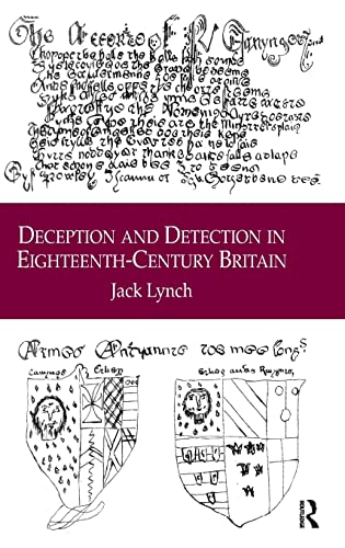 9780754665281: Deception and Detection in Eighteenth-Century Britain