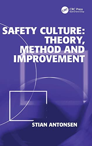 Stock image for Safety Culture: Theory, Method and Improvement: 4 for sale by Chiron Media