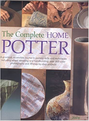 Beispielbild fr The Complete Home Potter: A Practical, Accessable Course in Pottery Skills and Techniques Including Wheel Throwing and Hand-Building; Over 800 P zum Verkauf von ThriftBooks-Dallas