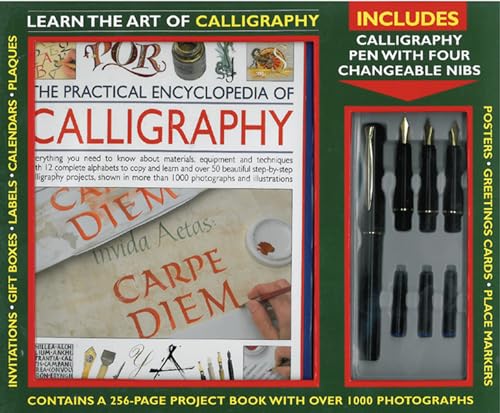 The Practical Encyclopedia of Calligraphy Kit: Learn the Art of Calligraphy: A 256-page Project Book Including a Calligraphy Pen with Four Changeable Nibs (9780754822479) by Mehigan, Janet