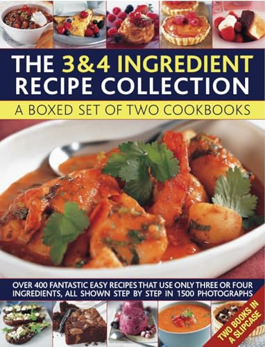 Stock image for The 3 & 4 Ingredient Recipe Collection: A box set of two cookbooks: over 450 fantastic easy recipes that use only three or four ingredients, all shown step by step in 1550 photographs for sale by PlumCircle