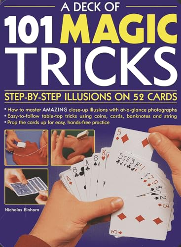 Imagen de archivo de A Deck of 101 Magic Tricks StepByStep Illusions on 52 Cards In A Tin StepbyStep Illusions on 52 Cards in a Presentation Tin Box a la venta por PBShop.store US