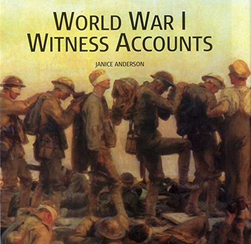 Stock image for World War I Witness Accounts for sale by HPB-Diamond
