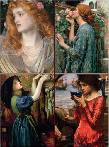 Imagen de archivo de Set of 4 Magnetic Notepads: Pre-Raphaelites a la venta por Books From California