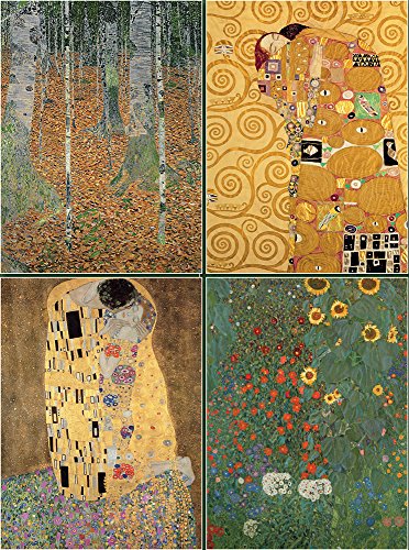 Beispielbild fr Set of Four Magnetic Notepads: KLIMT: A Collection of Handy Notepads with Easy Magnetic Fastening, Contained Within a Decorative Box zum Verkauf von Monster Bookshop