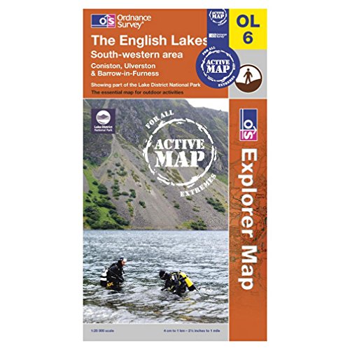 Stock image for The English Lakes: South Western Area (Aqua3 Explorer OL Map): Sheet 6 for sale by WorldofBooks